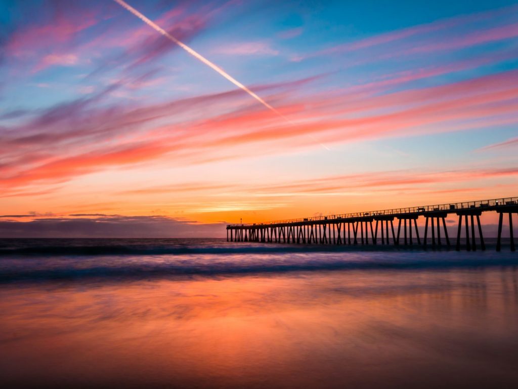 Hermosa Beach Pier sunset